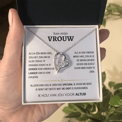 Vrouw – Hart ketting - 53