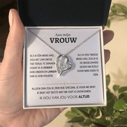 Vrouw – Hart ketting - 52