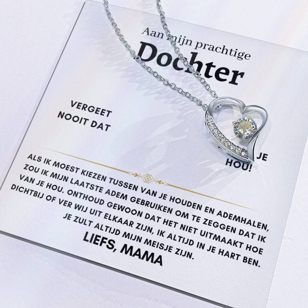 Dochter - Hartketting - Liefs, Mama