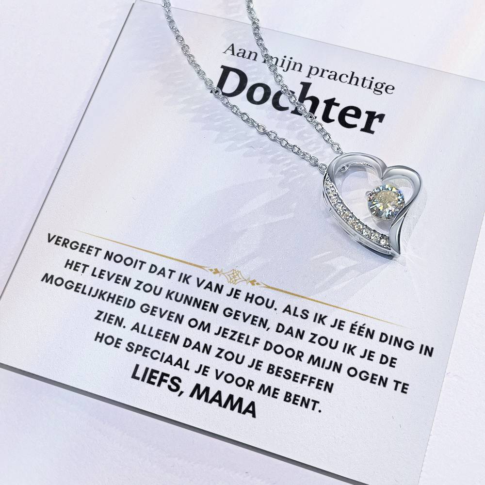 Dochter - Hartketting - Liefs, Mama