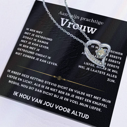 Voor Vrouw- Hart ketting - 35