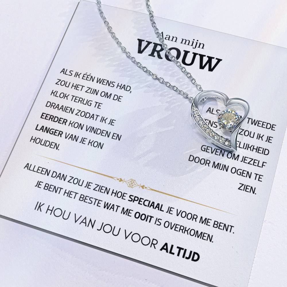 Vrouw – Hart ketting - 53