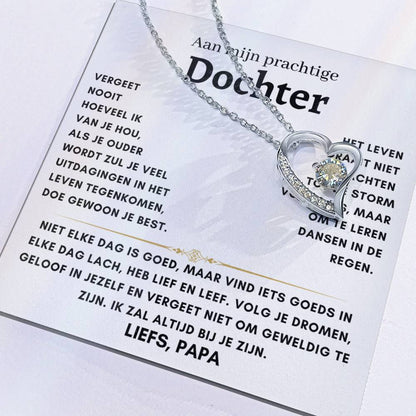 Dochter - Hart ketting - Liefs, Papa 9