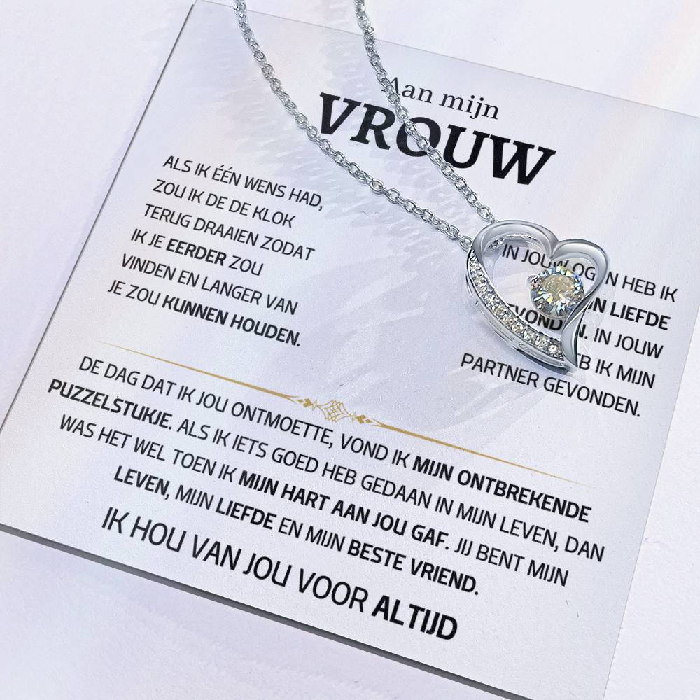 Vrouw – Hart ketting - 59