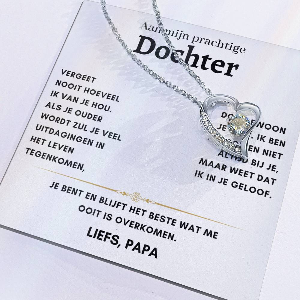 Dochter - Hart ketting - Liefs, Papa 8