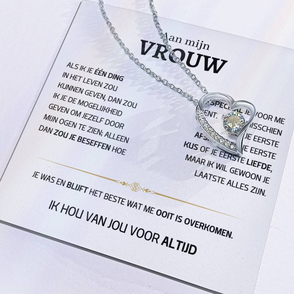 Vrouw – Hart ketting - 62