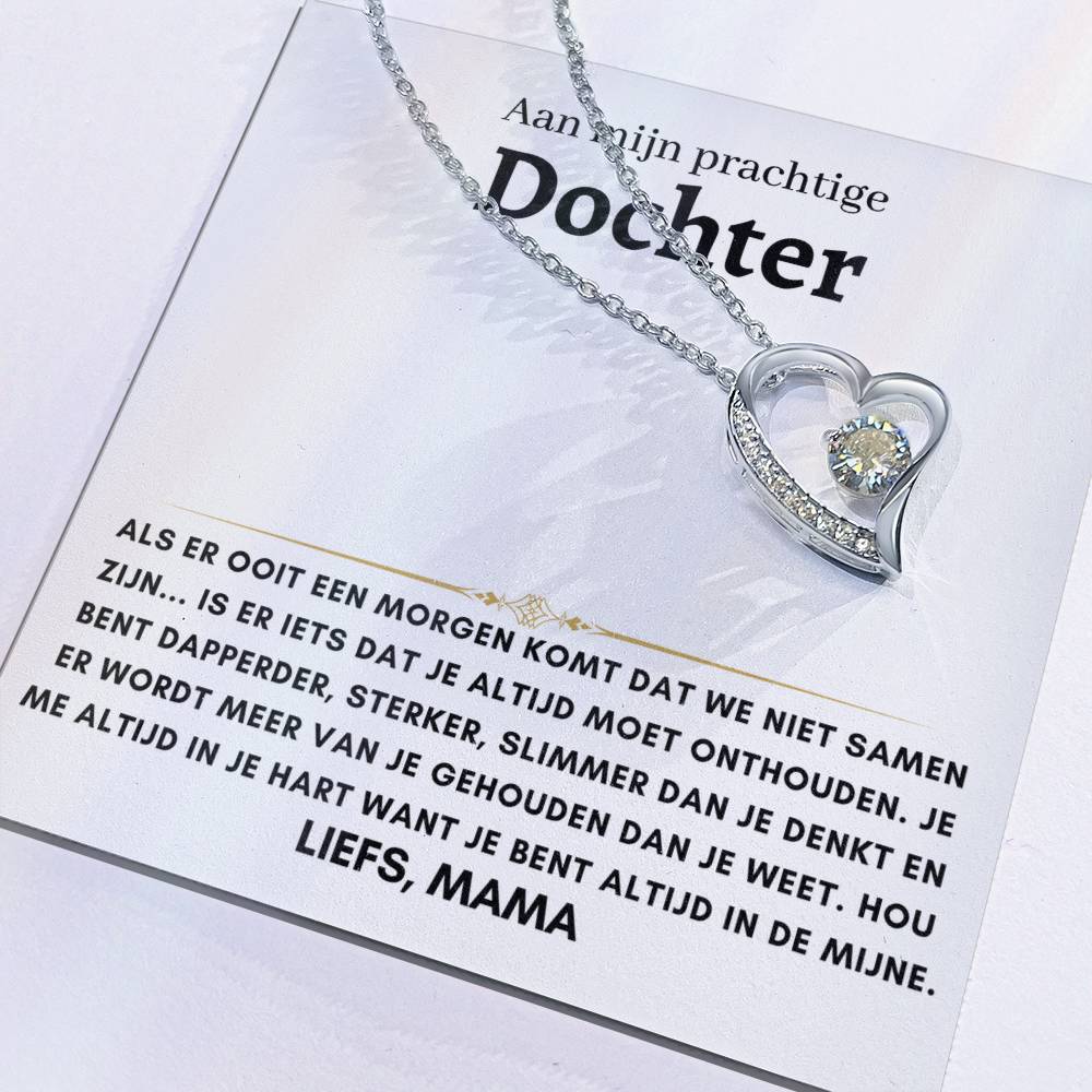 Dochter - Hart ketting - Liefs, mama - 13