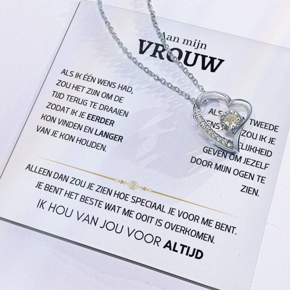 Vrouw – Hart ketting - 52