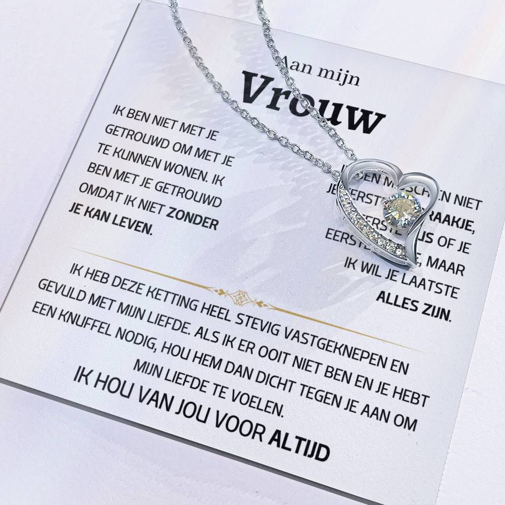 Vrouw – Hart ketting - 49