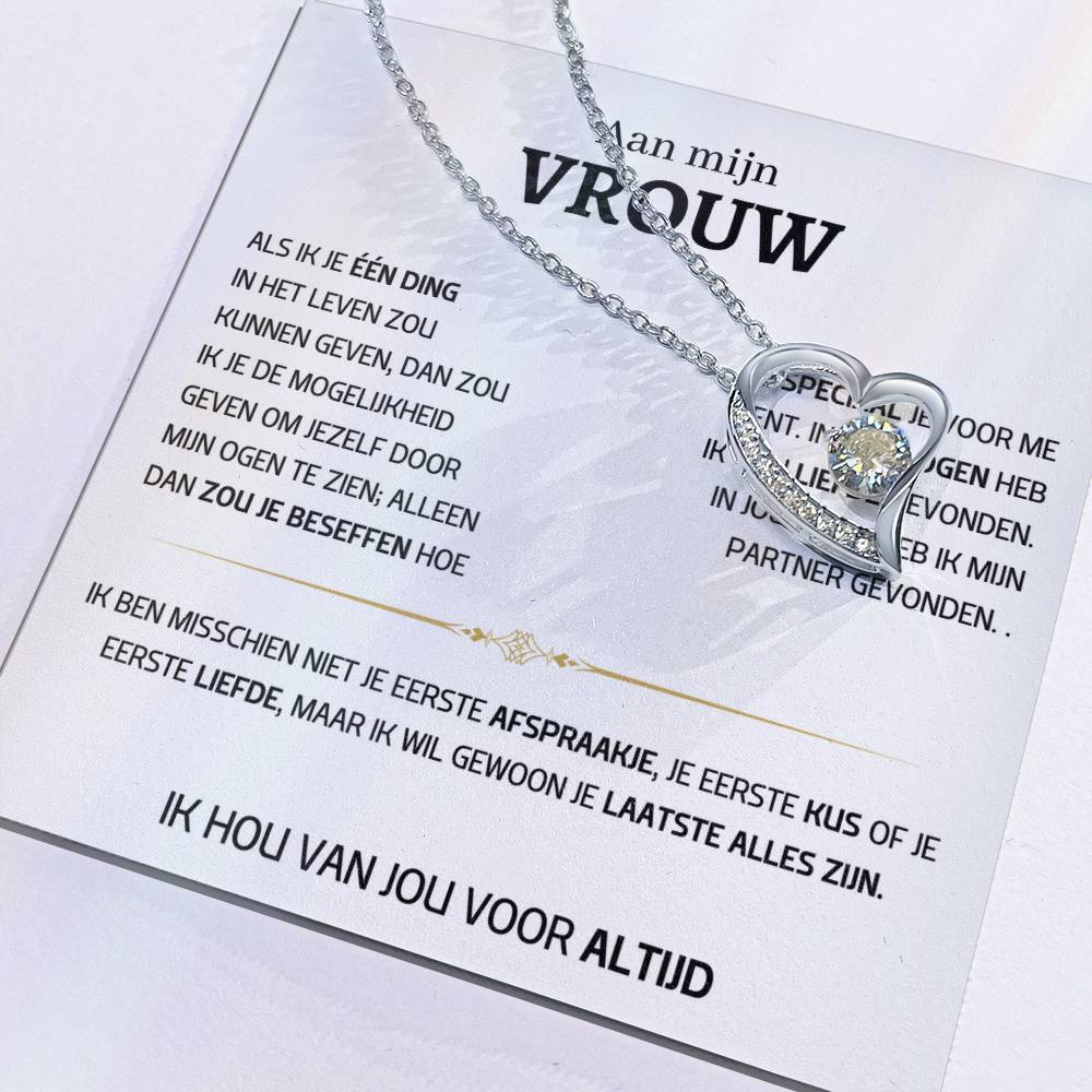 Vrouw – Hart ketting - 60