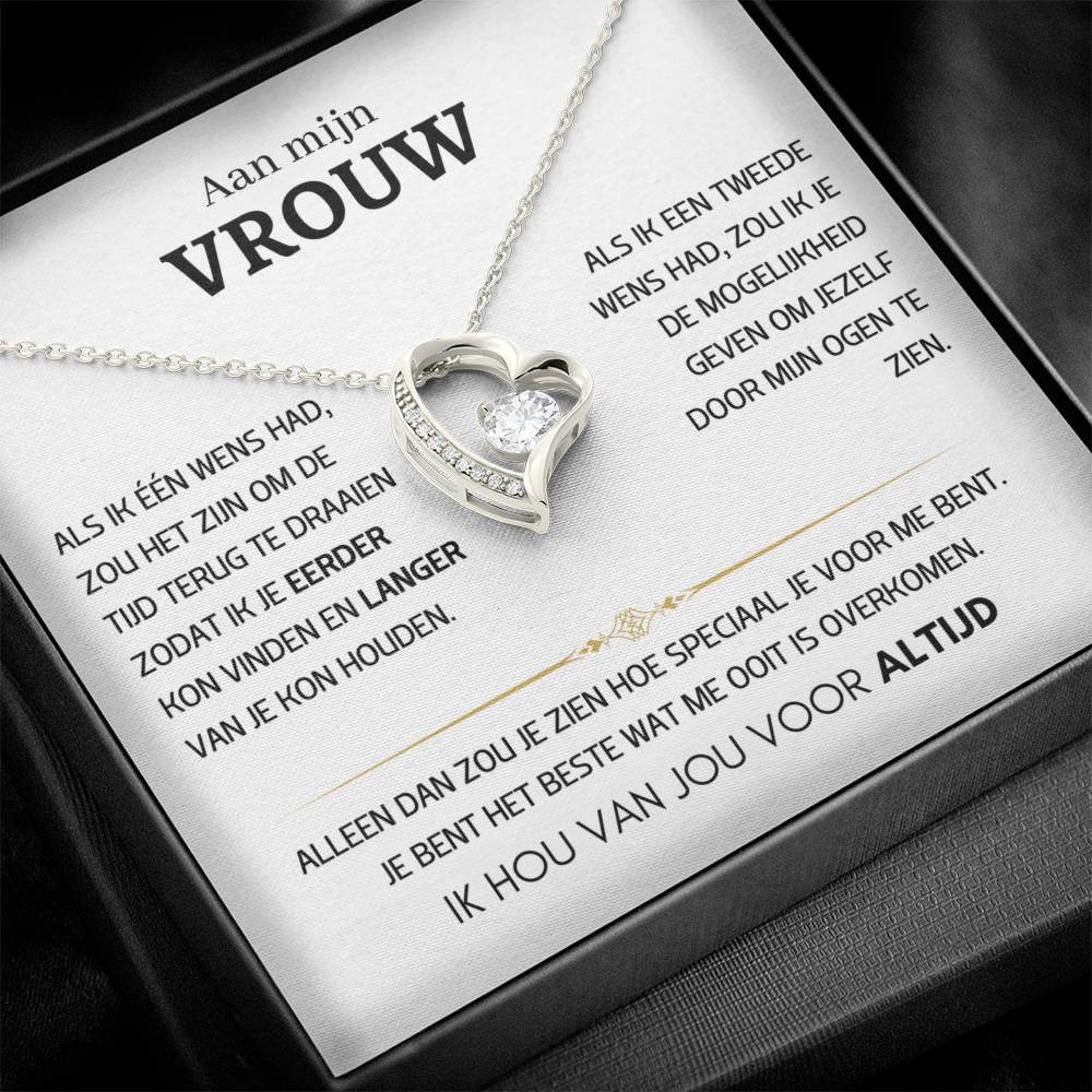 Vrouw – Hart ketting - 52