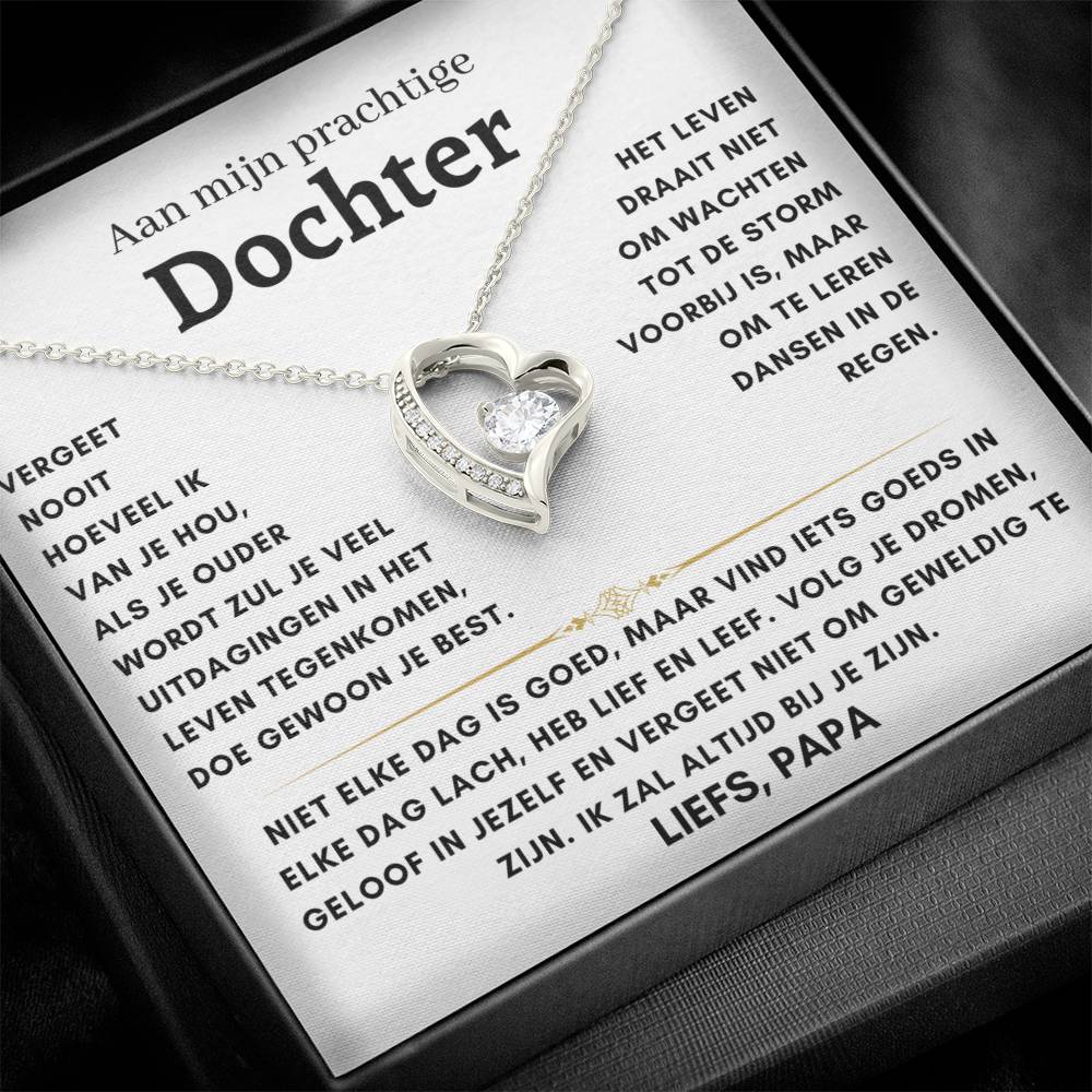 Dochter - Hart ketting - Liefs, Papa 9