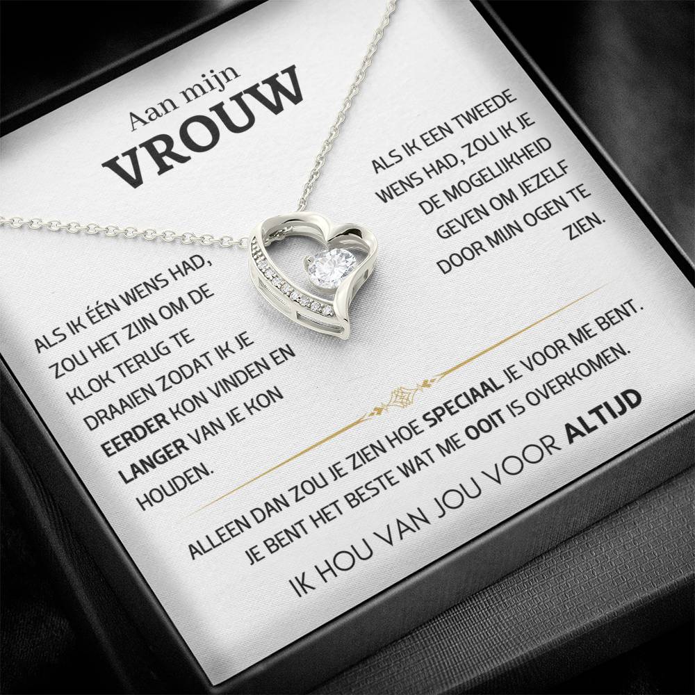 Vrouw – Hart ketting - 53