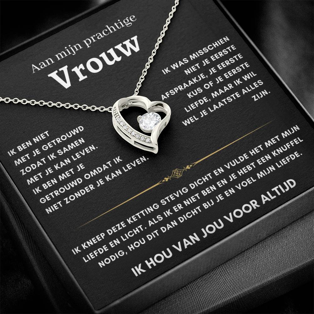 Voor Vrouw- Hart ketting - 35