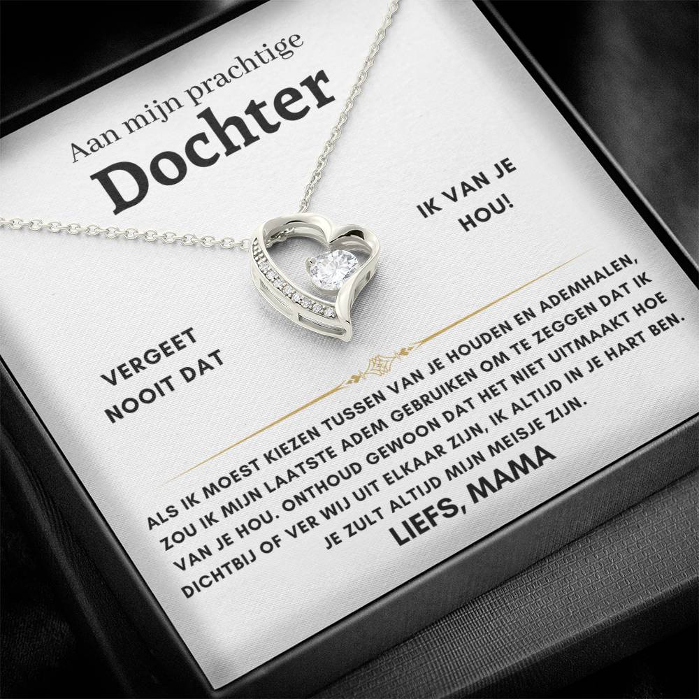 Dochter - Hartketting - Liefs, Mama