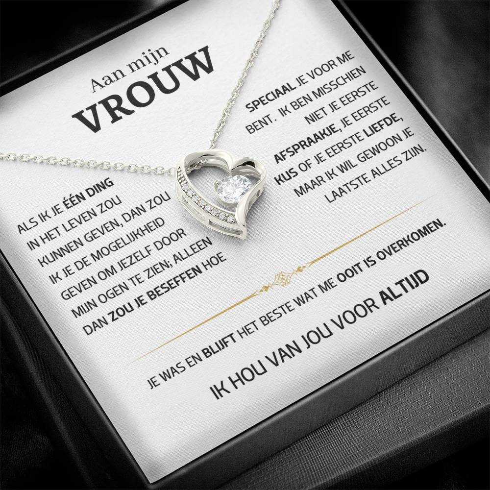 Vrouw – Hart ketting - 62