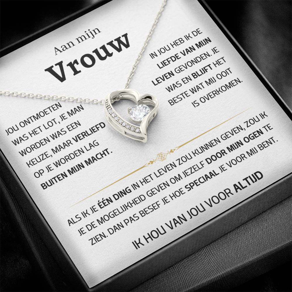 Vrouw – Hart ketting - 46