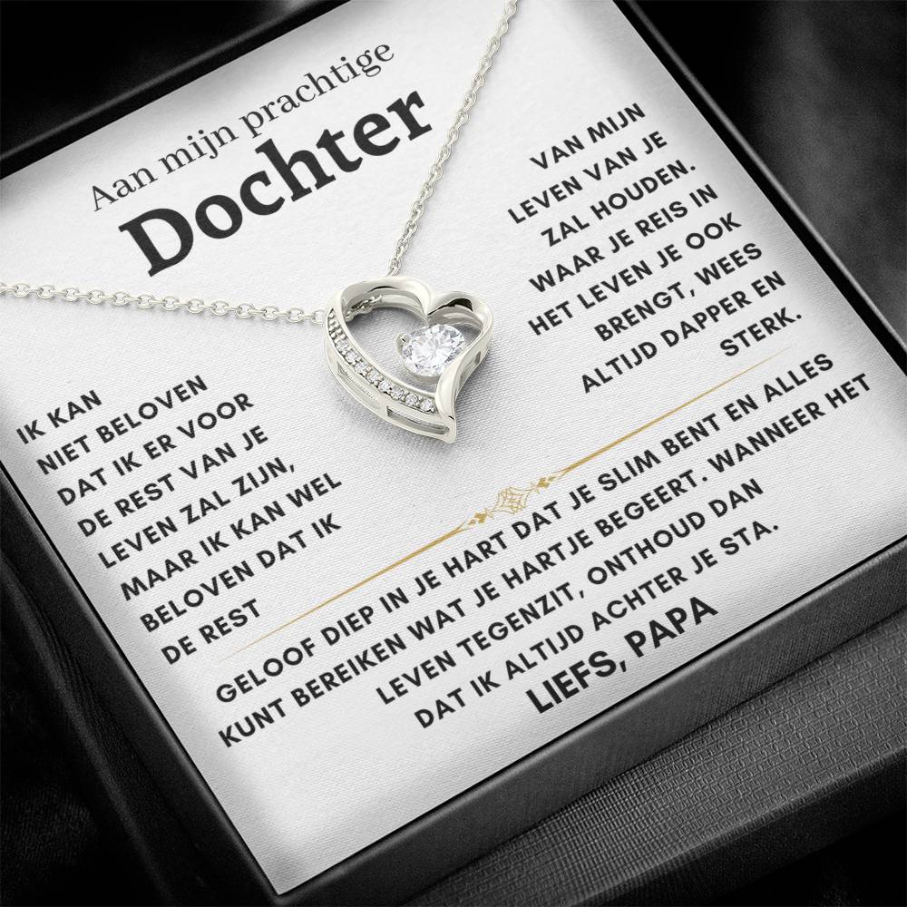 Dochter - Hart ketting - Liefs, Papa 10