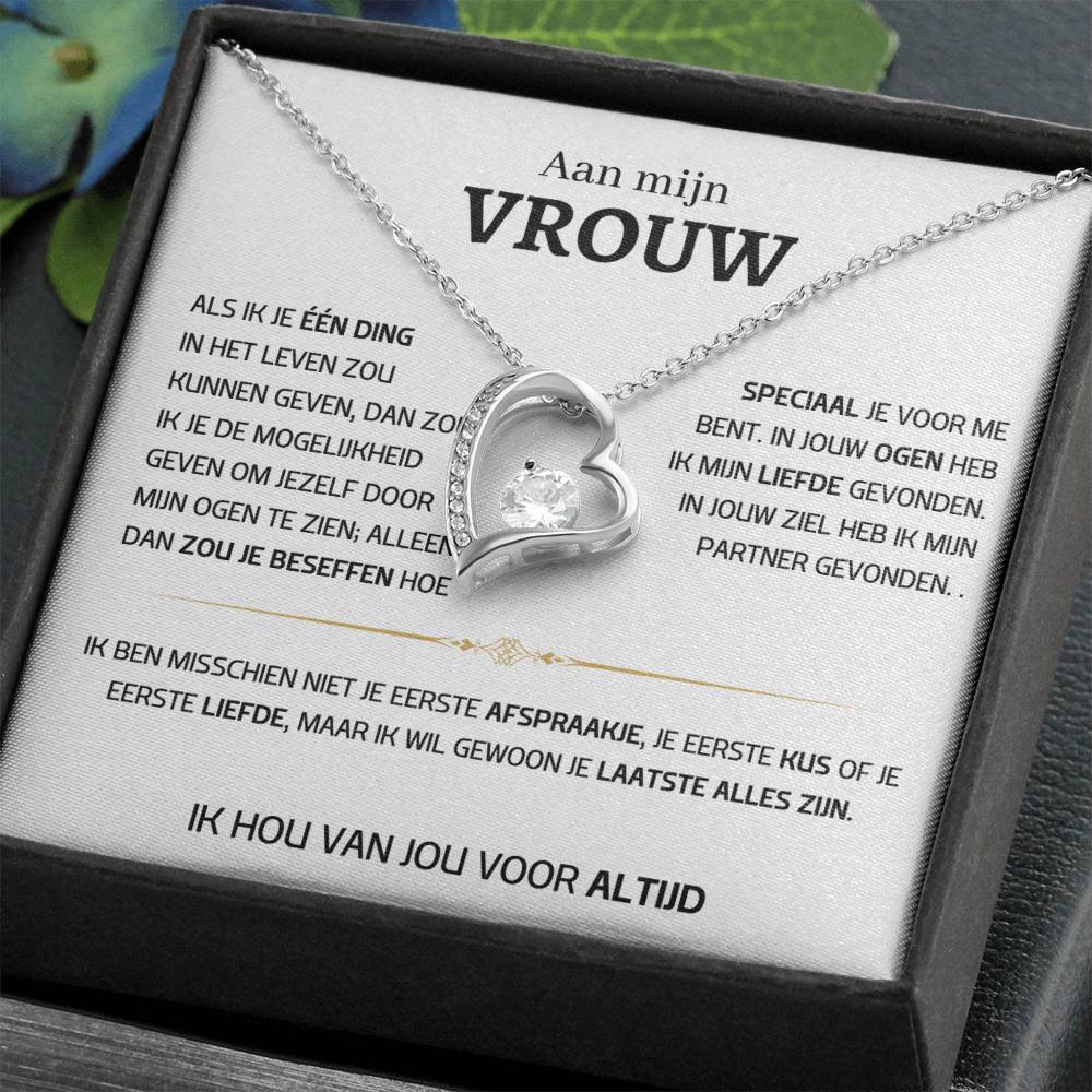 Vrouw – Hart ketting - 60