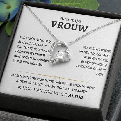 Vrouw – Hart ketting - 52