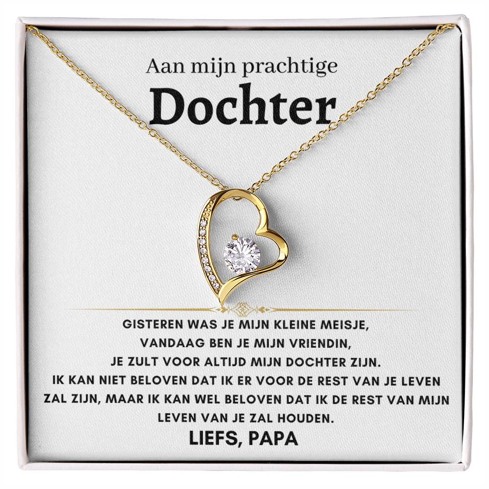 Dochter - Hartketting - Liefs, Papa