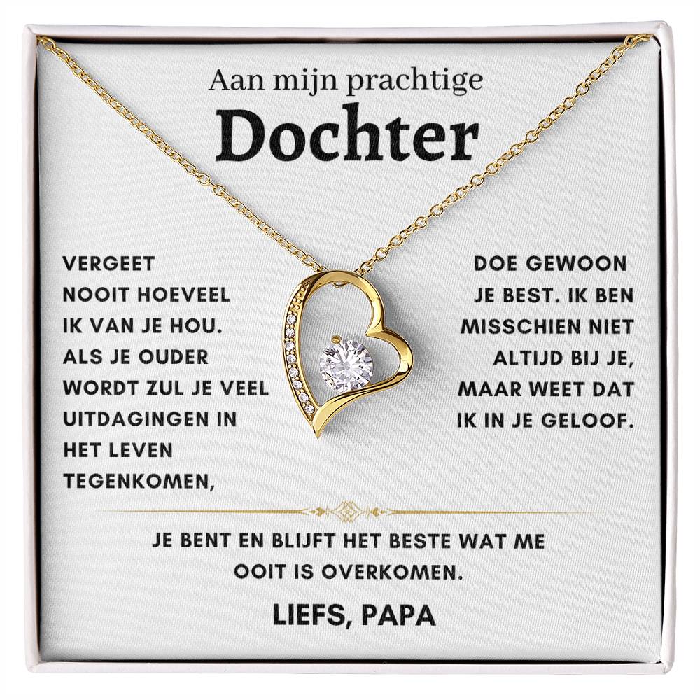 Dochter - Hart ketting - Liefs, Papa 8