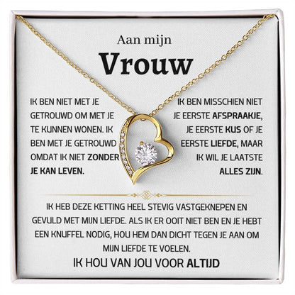 Vrouw – Hart ketting - 49