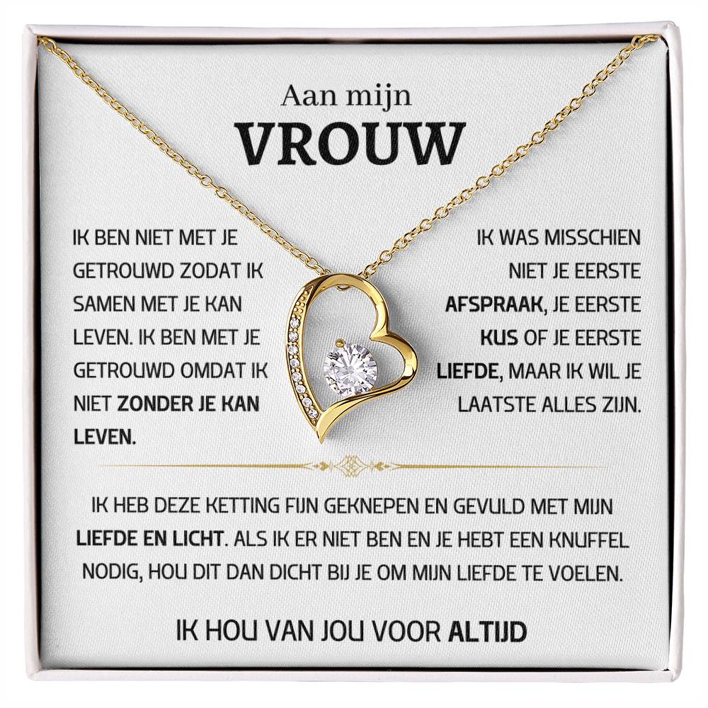 Vrouw – Hart ketting - 50