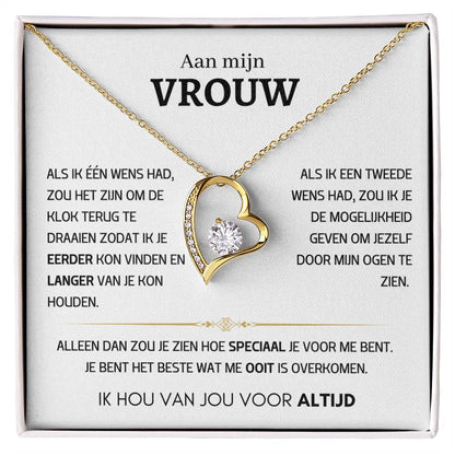 Vrouw – Hart ketting - 53