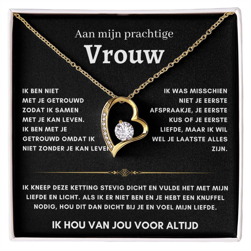 Voor Vrouw- Hart ketting - 35