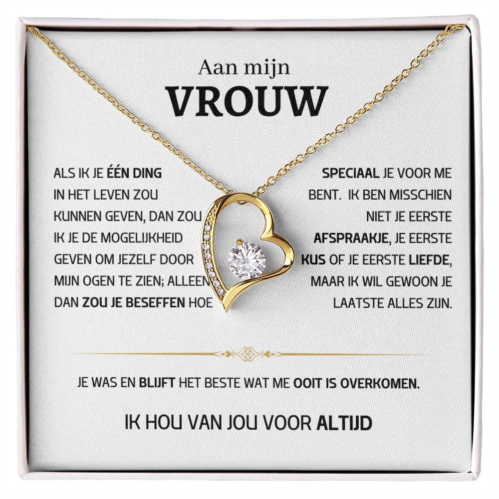 Vrouw – Hart ketting - 62