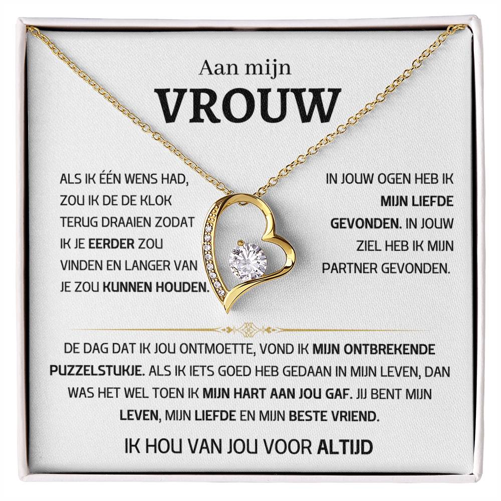 Vrouw – Hart ketting - 59