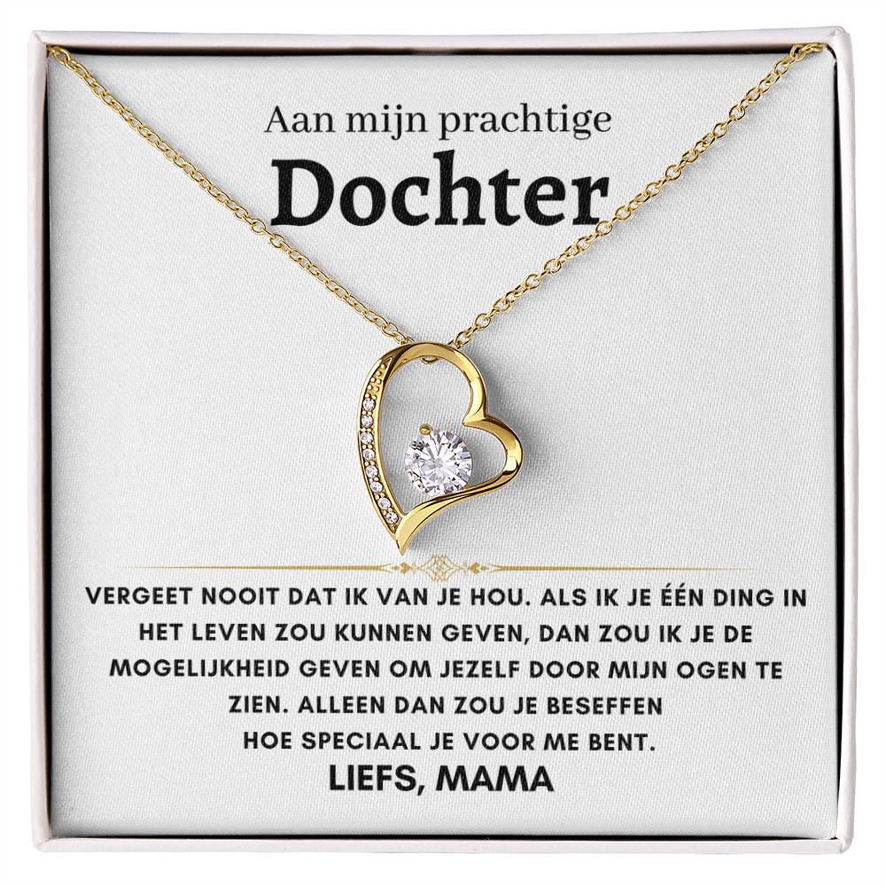 Dochter - Hartketting - Liefs, Mama