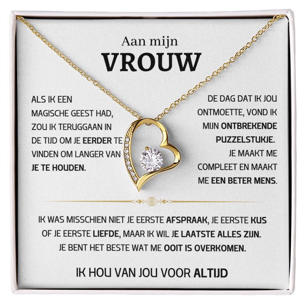 Vrouw – Hart ketting - 56