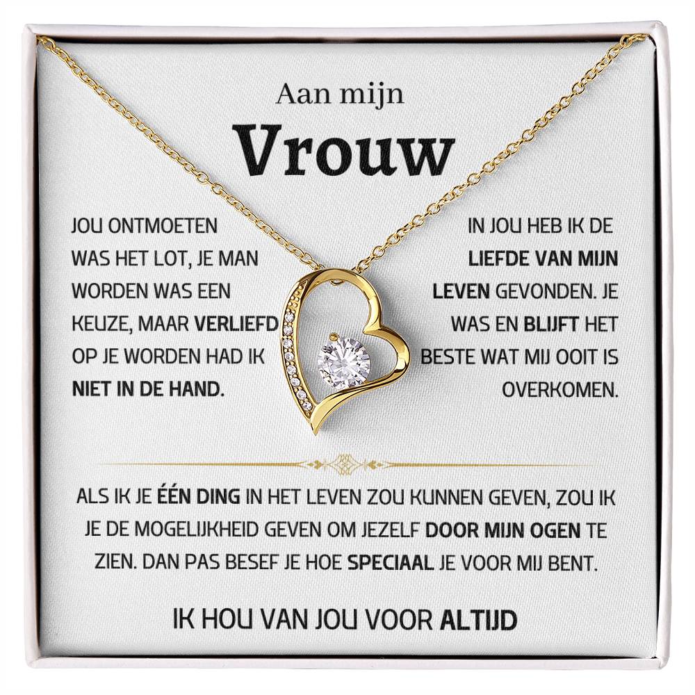 Vrouw – Hart ketting - 47