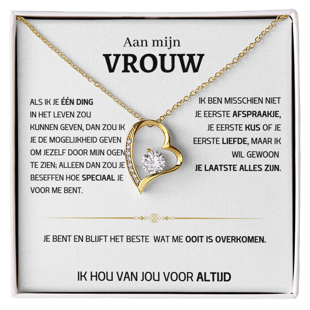 Vrouw – Hart ketting - 58