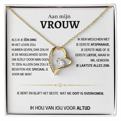 Vrouw – Hart ketting - 58