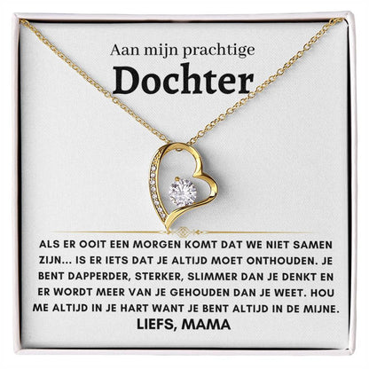 Dochter - Hart ketting - Liefs, mama - 13