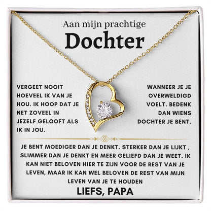 Dochter - Hartketting - Liefs, Papa