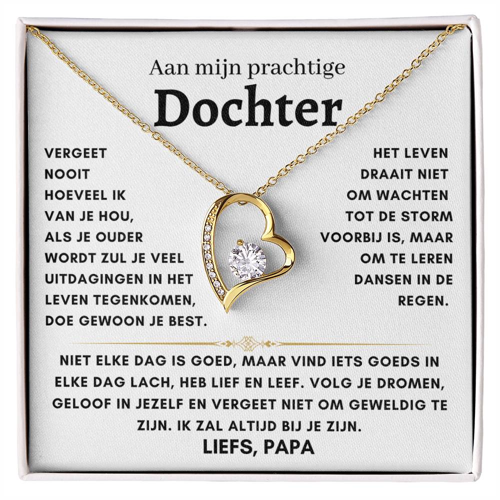 Dochter - Hart ketting - Liefs, Papa 9