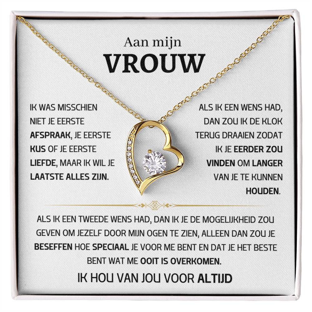 Vrouw – Hart ketting - 57