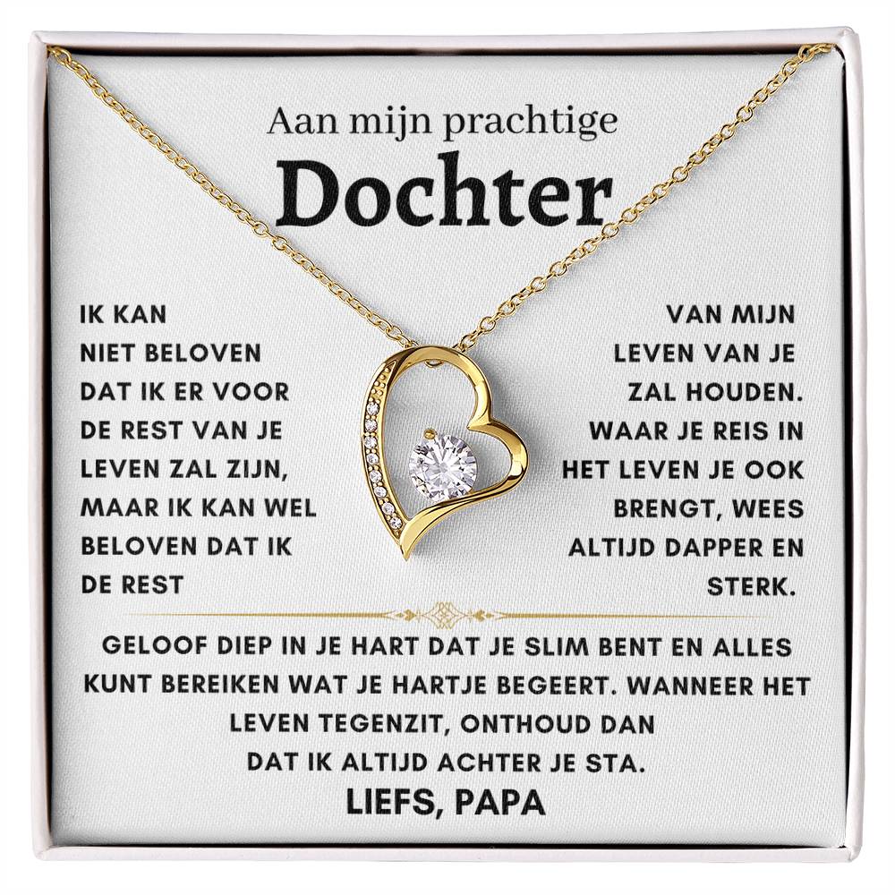 Dochter - Hart ketting - Liefs, Papa 10