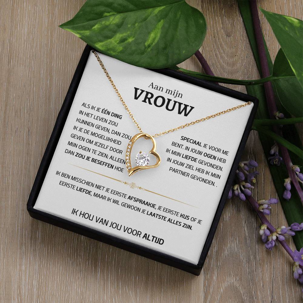 Vrouw – Hart ketting - 60