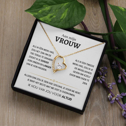 Vrouw – Hart ketting - 52