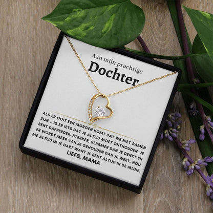 Dochter - Hart ketting - Liefs, mama - 13