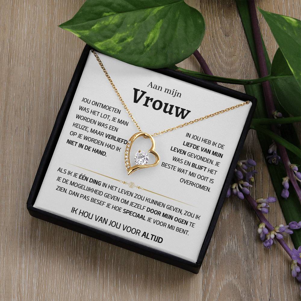 Vrouw – Hart ketting - 47