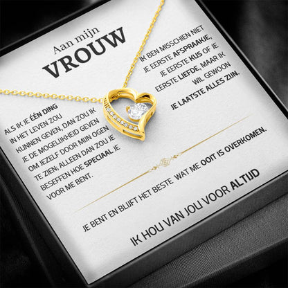 Vrouw – Hart ketting - 58