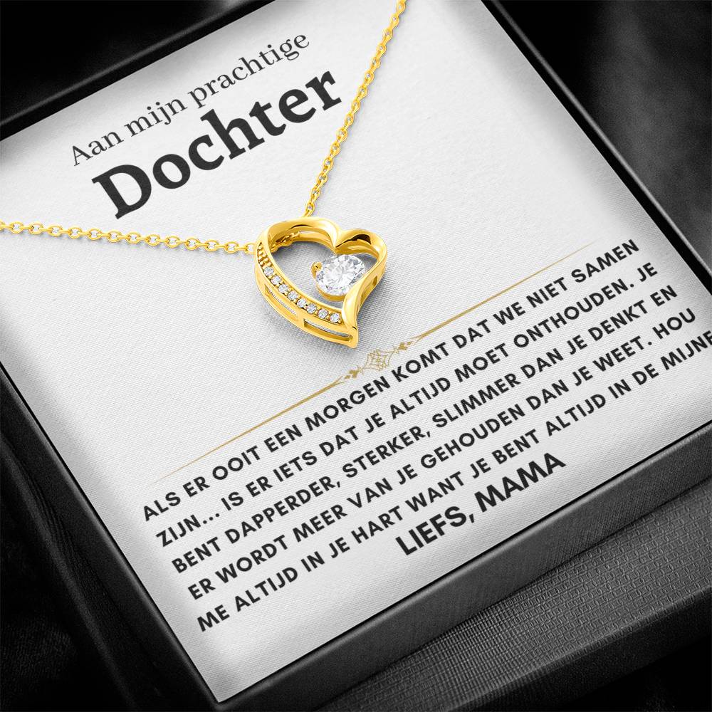 Dochter - Hart ketting - Liefs, mama - 13