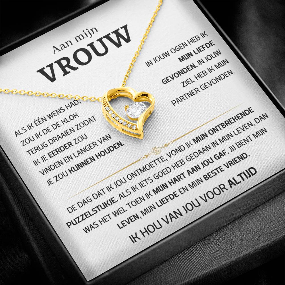 Vrouw – Hart ketting - 59