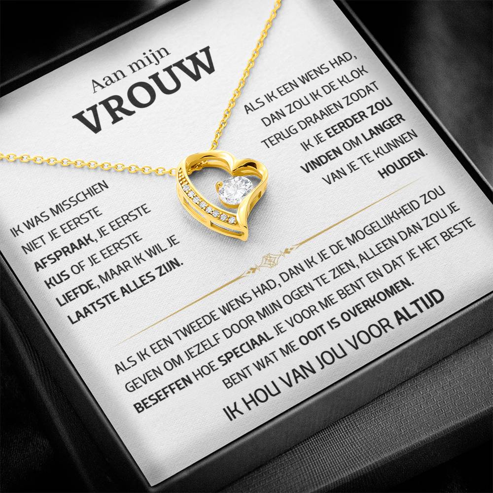 Vrouw – Hart ketting - 57